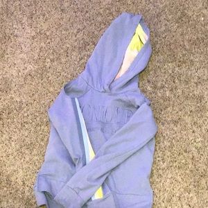 Brand new Blue off the shoulder hoodie